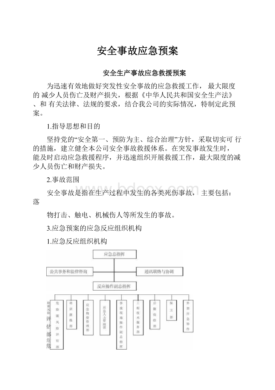 安全事故应急预案.docx