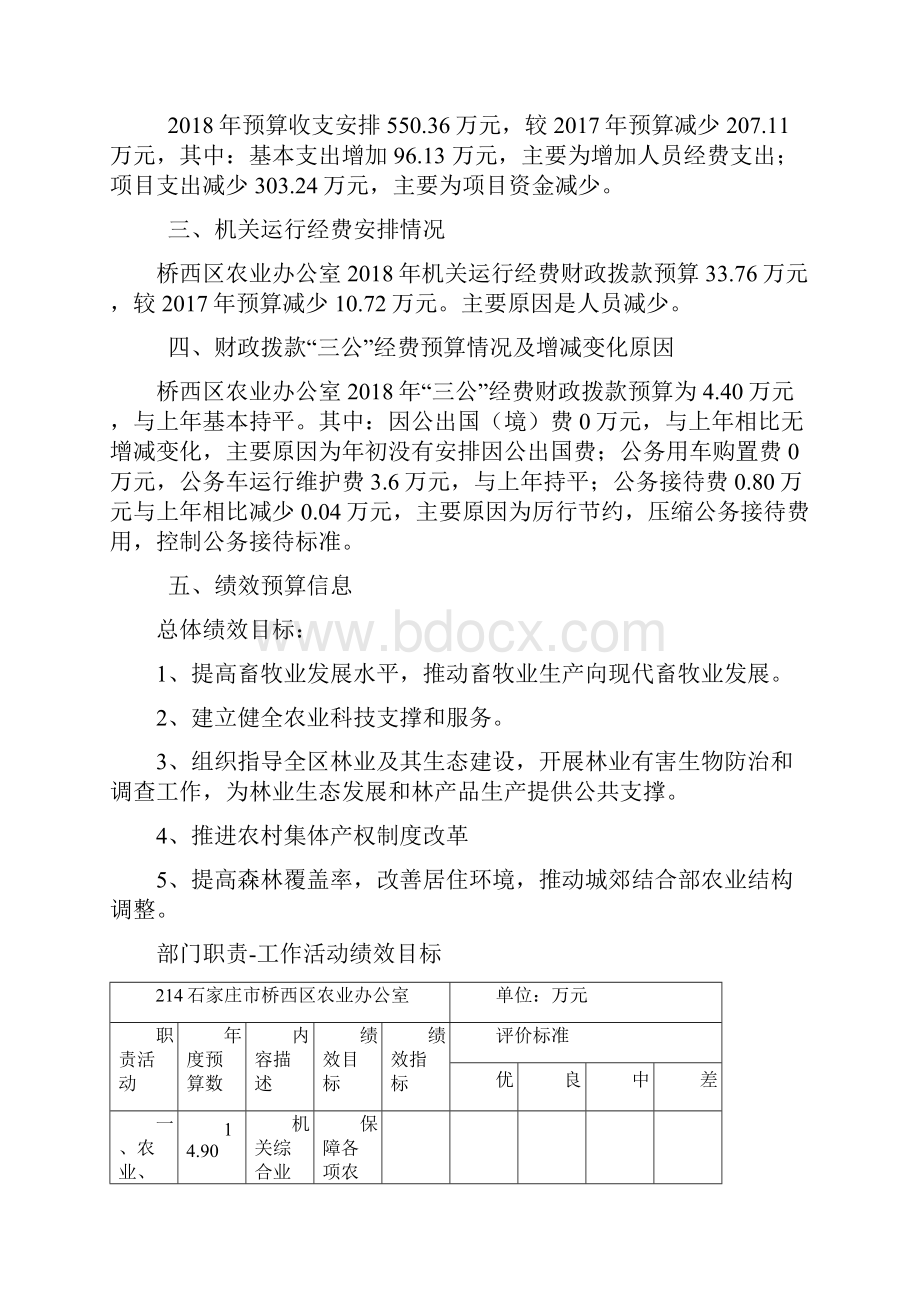 石家庄桥西区农业办公室部门预算信息公开.docx_第3页