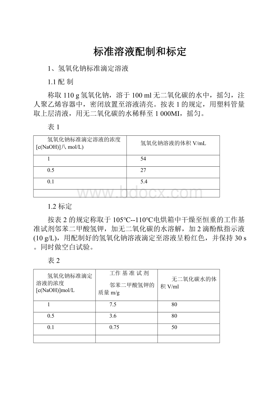 标准溶液配制和标定.docx