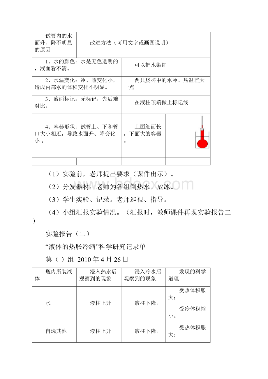 教科版小学科学五年级下册《液体的热胀冷缩》教案设计说课稿.docx_第3页