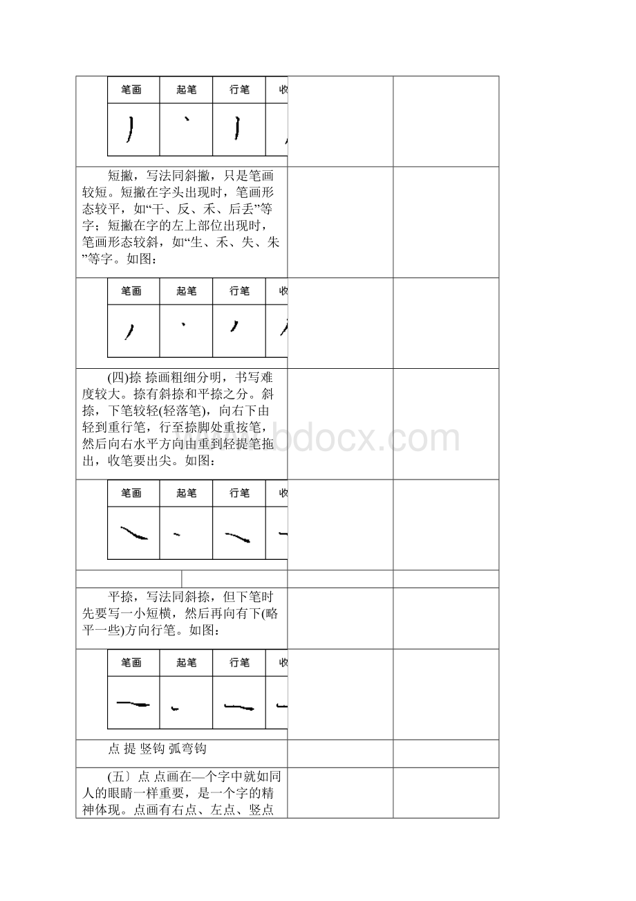 28种基本笔画+例字.docx_第3页