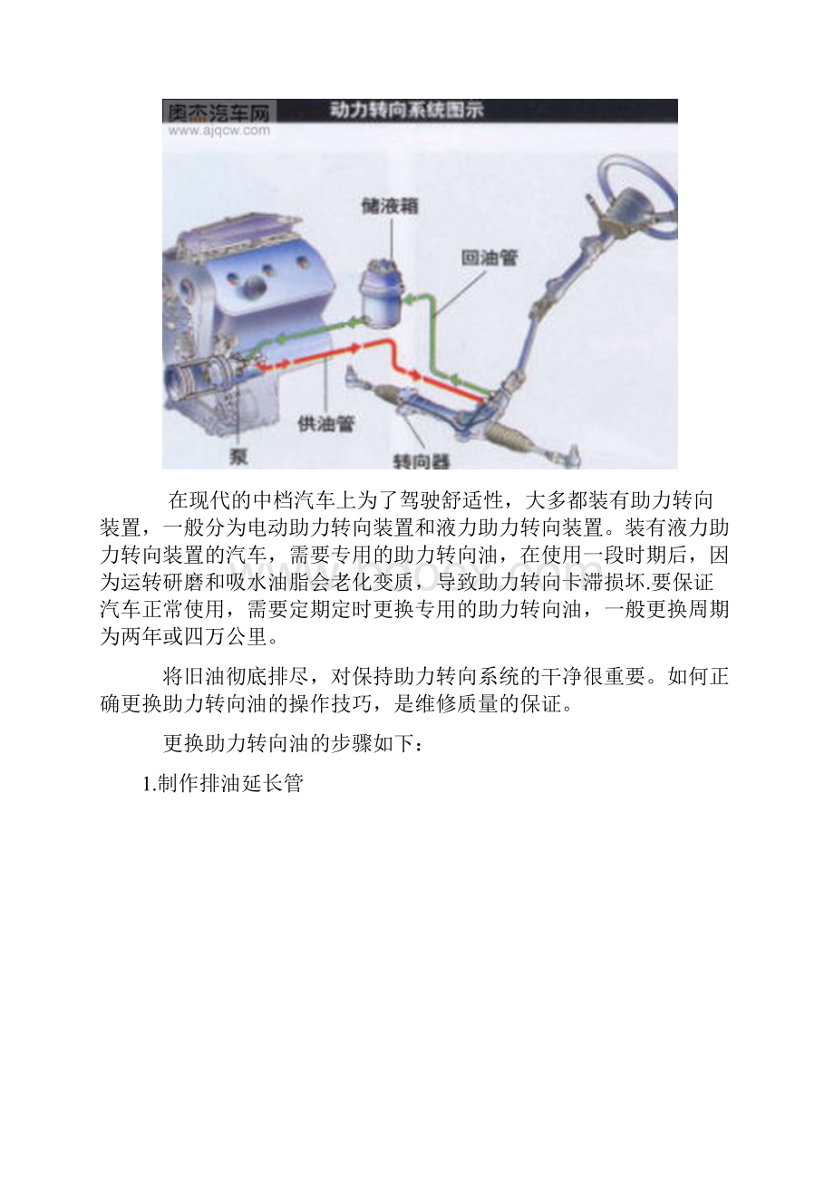 教你正确更换助力转向油.docx_第3页