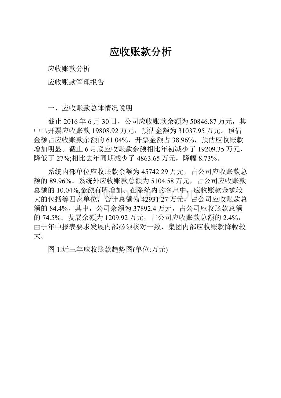 应收账款分析.docx_第1页