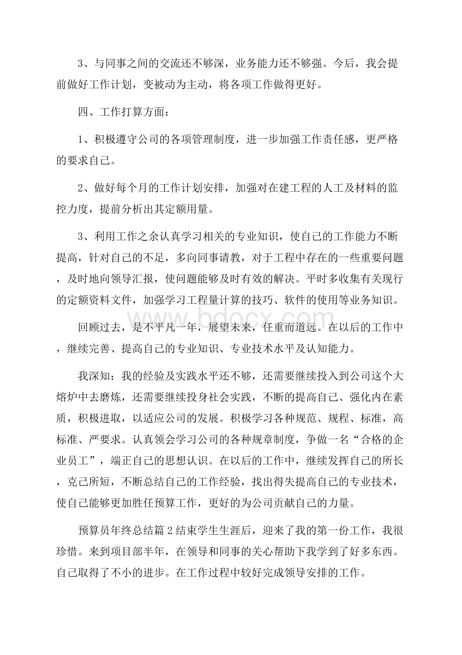 精选预算员年终总结4篇.docx_第3页