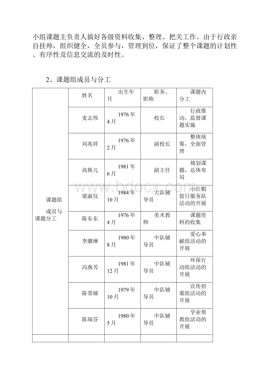 中心小学志愿服务活动有效性的实践研究结题报告.docx_第2页