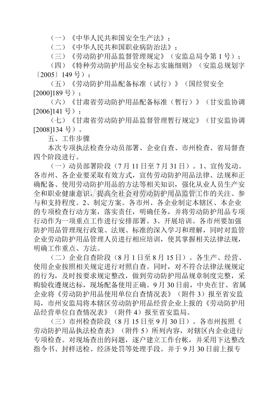 全省劳动防护用品专项检查行动方案.docx_第2页