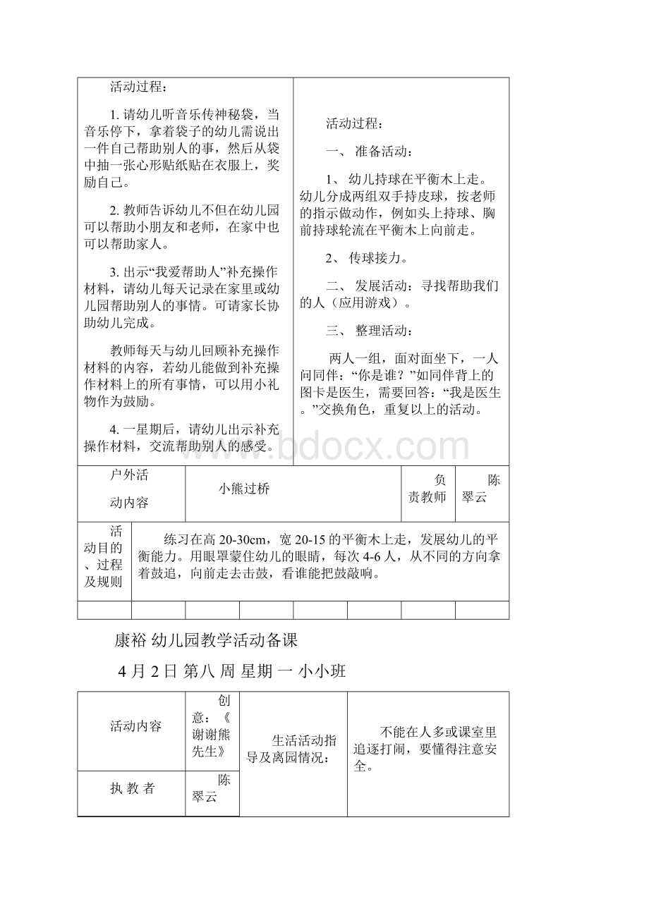 康裕幼儿园学年第二学期小小班第八周教案.docx_第2页