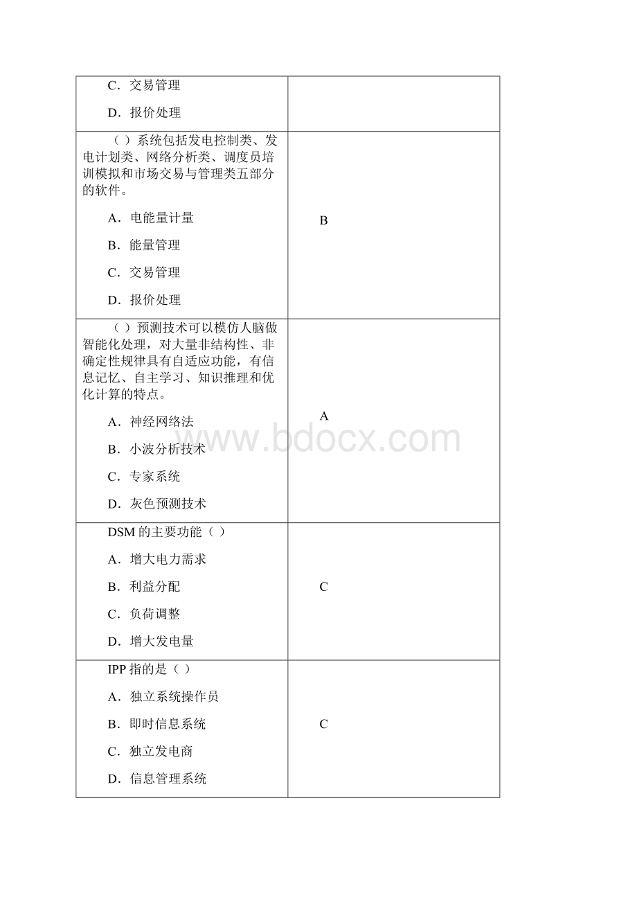 电力市场概论复习思考题.docx_第3页