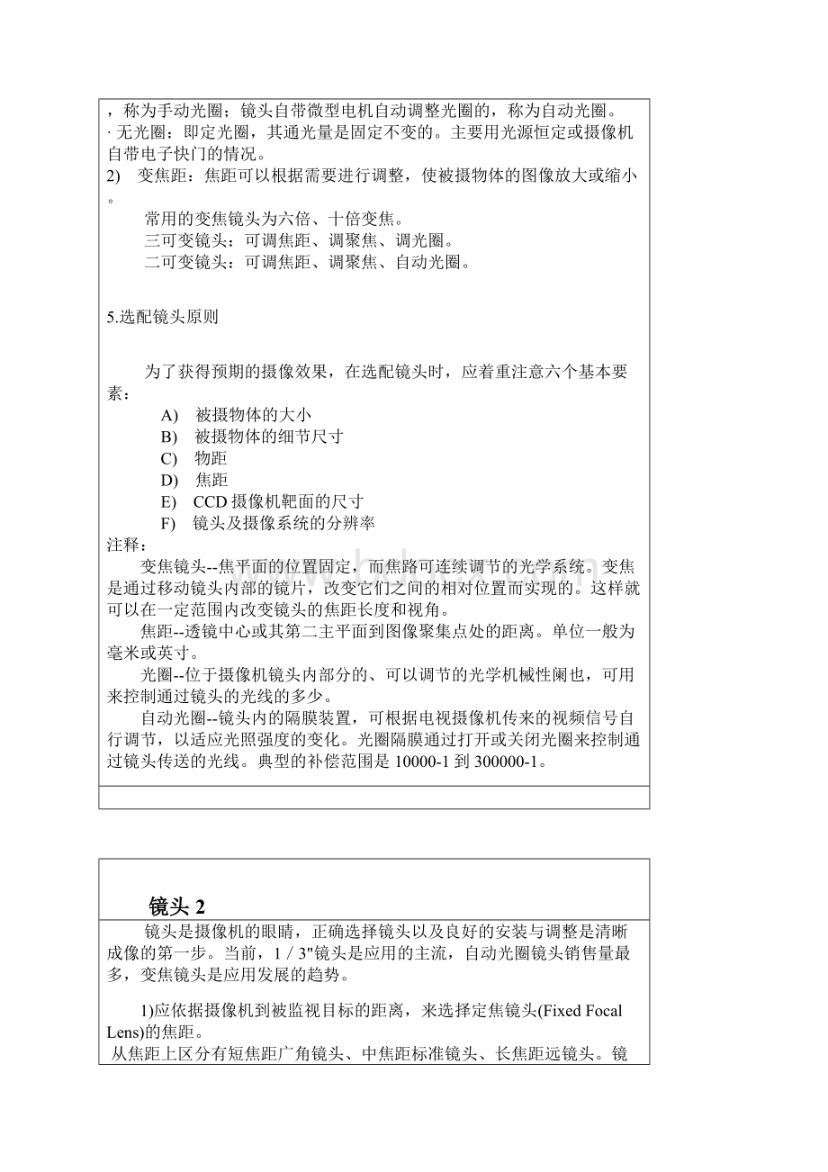 安防知识大全镜头篇.docx_第2页