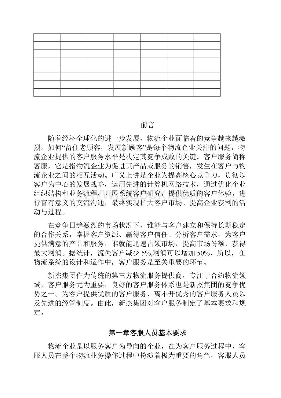 物流客户服务手册培训资料.docx_第2页