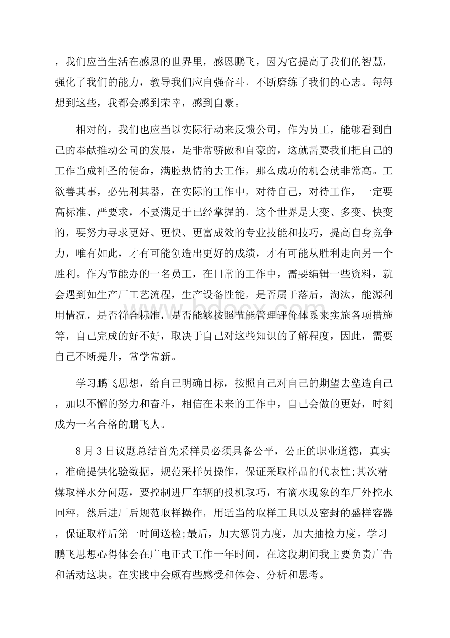 学习鹏飞思想心得体会.docx_第3页