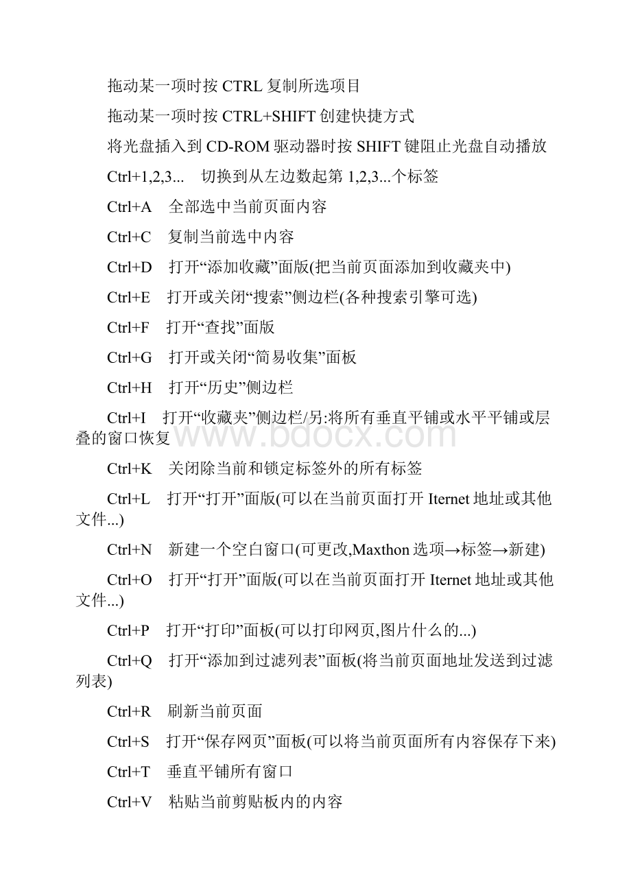 键盘每一个按键的作用及命令.docx_第2页