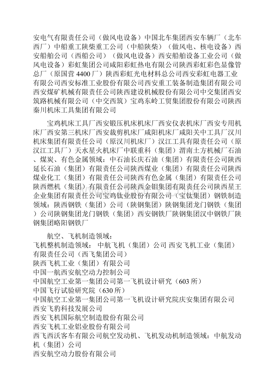 陕西省国有军工企业分类及一览表之欧阳理创编.docx_第3页