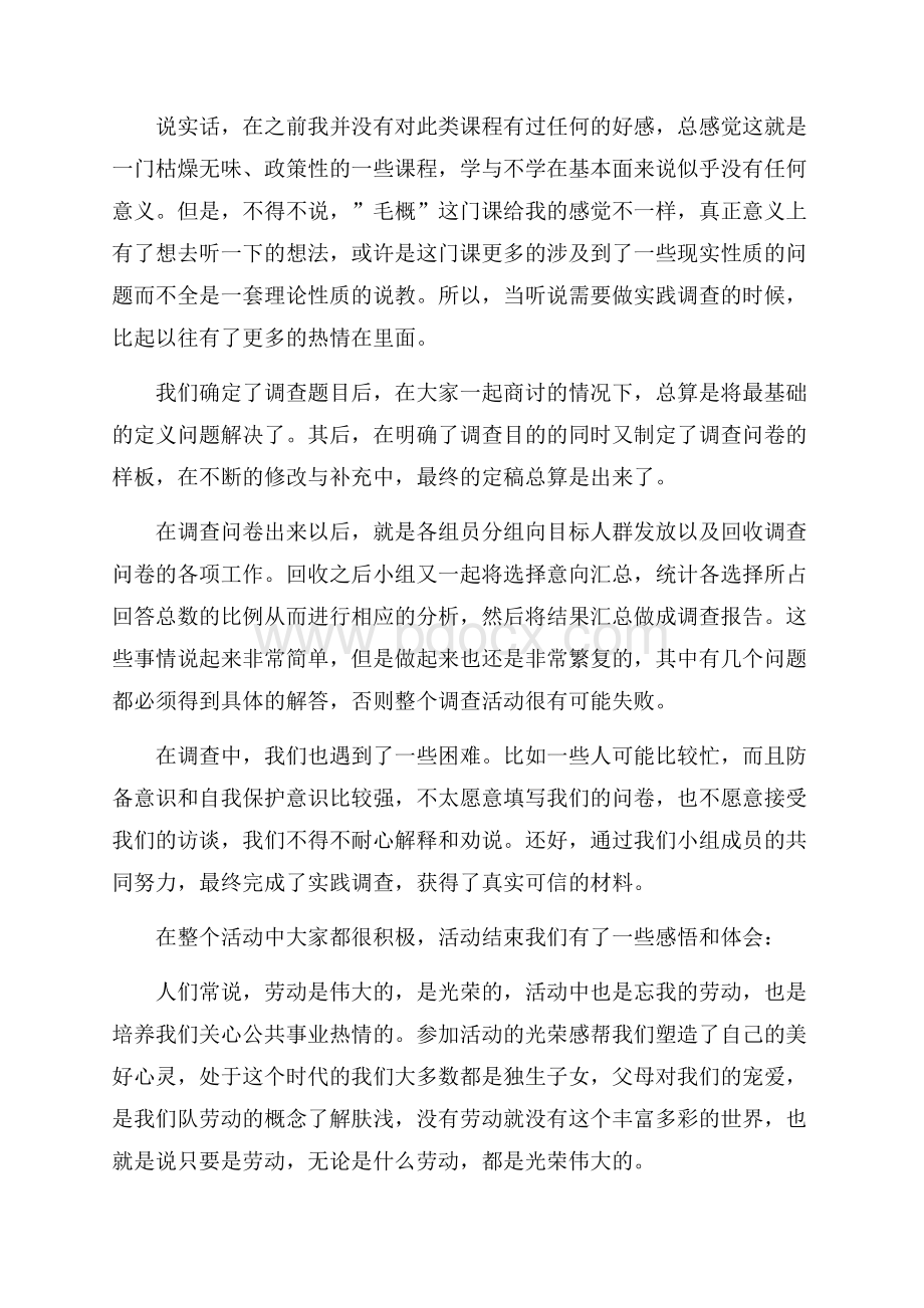 毛概暑期社会实践报告.docx_第2页