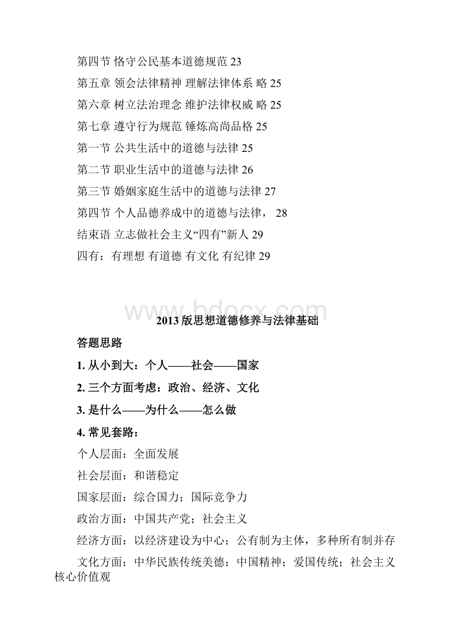 版思想道德修养与法律基础知识点整理.docx_第2页