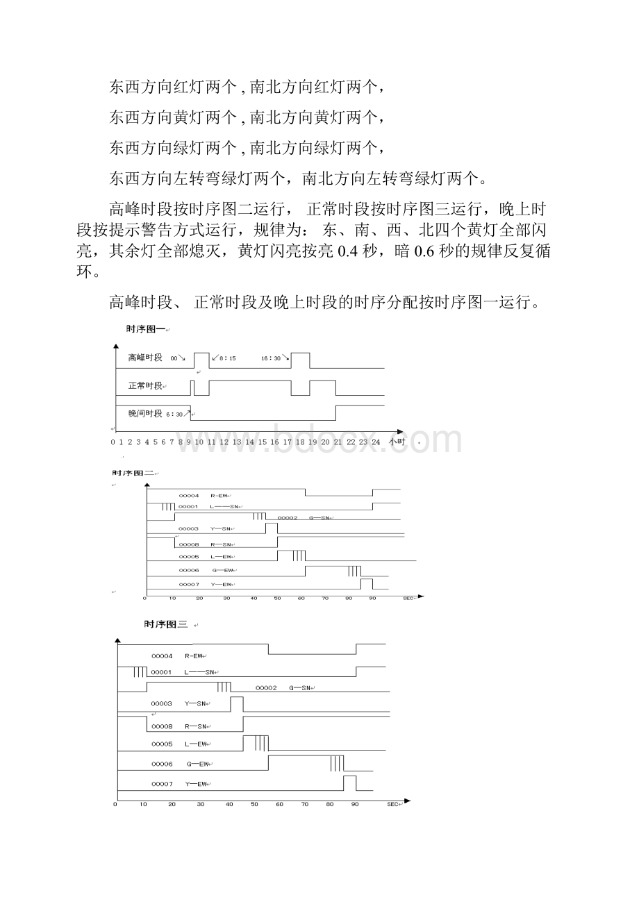 交通灯PLC控制设计.docx_第3页