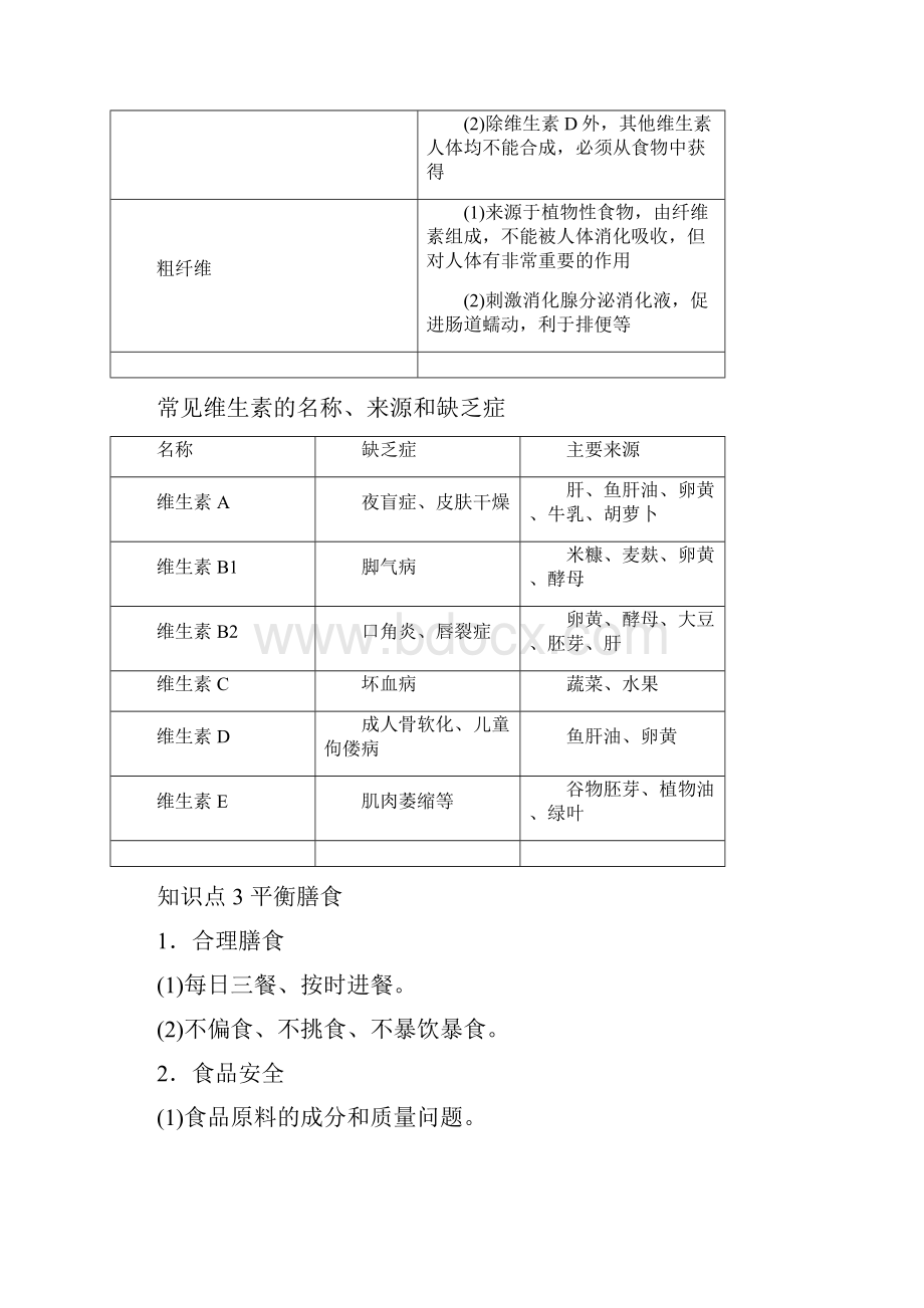 九年级科学上册 第4章 代谢与平衡复习知识点归纳 新版浙教版.docx_第2页