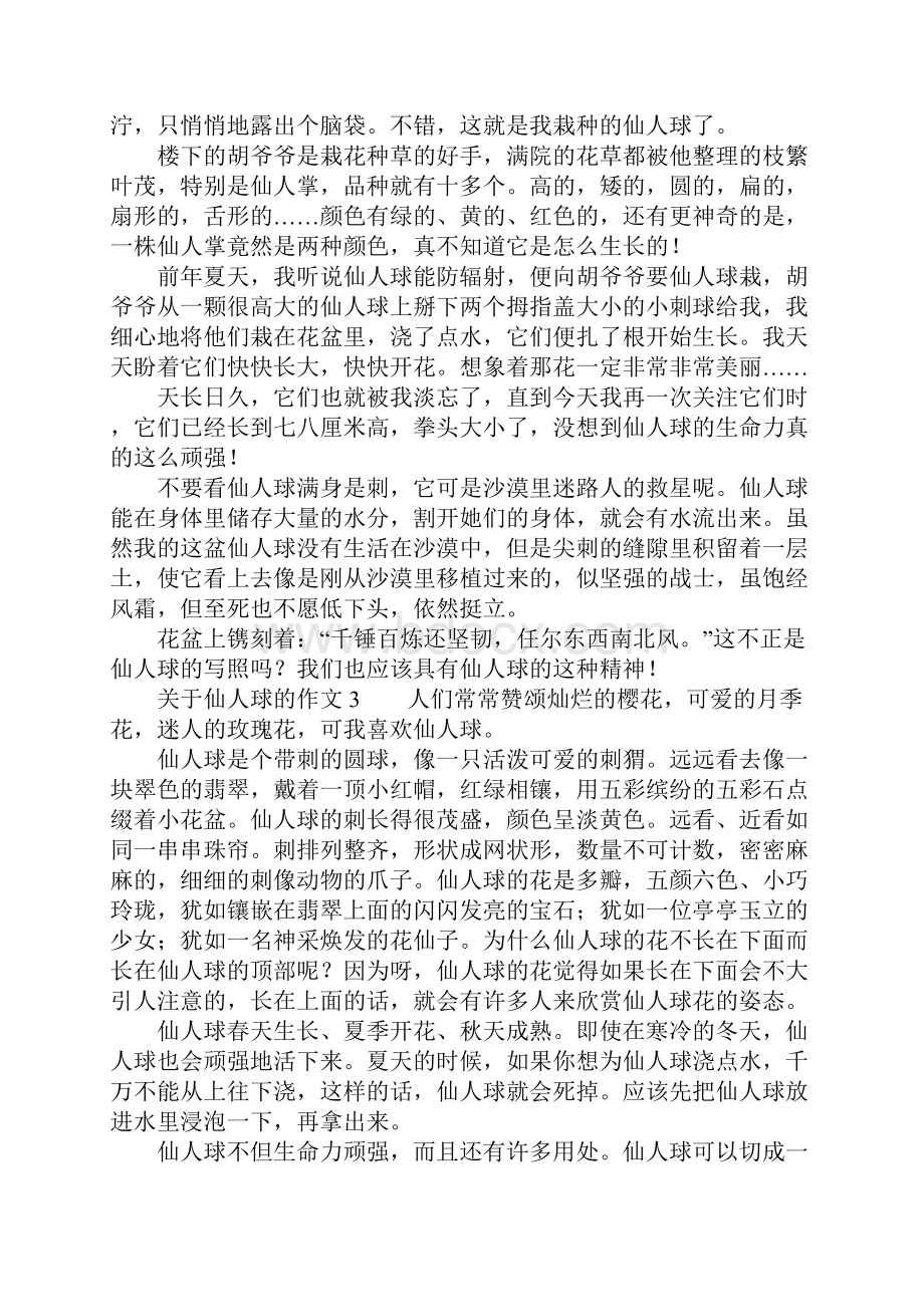 仙人球的启示作文十篇.docx_第2页