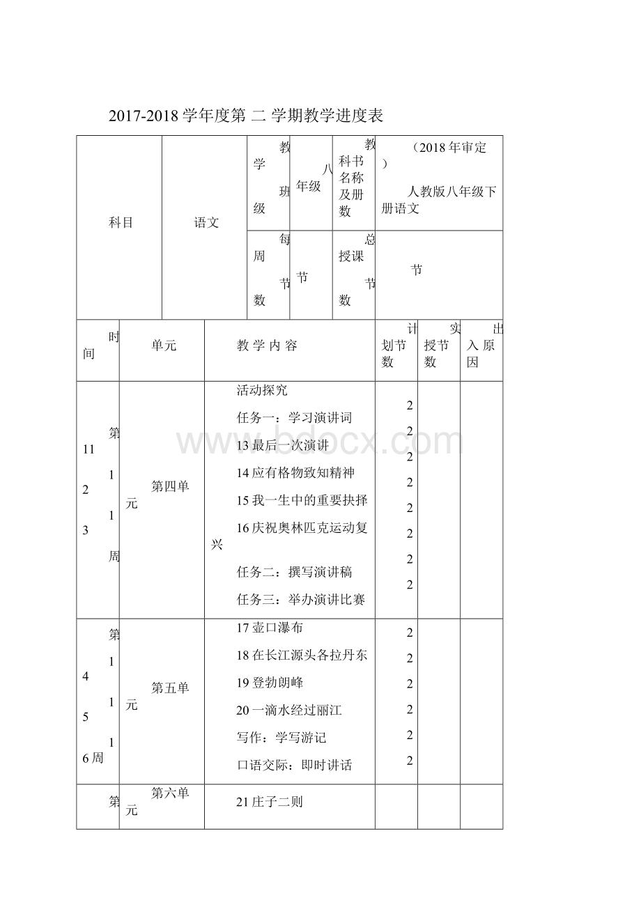 部编人教版八年级下册语文全册教学设计新版教材.docx_第3页