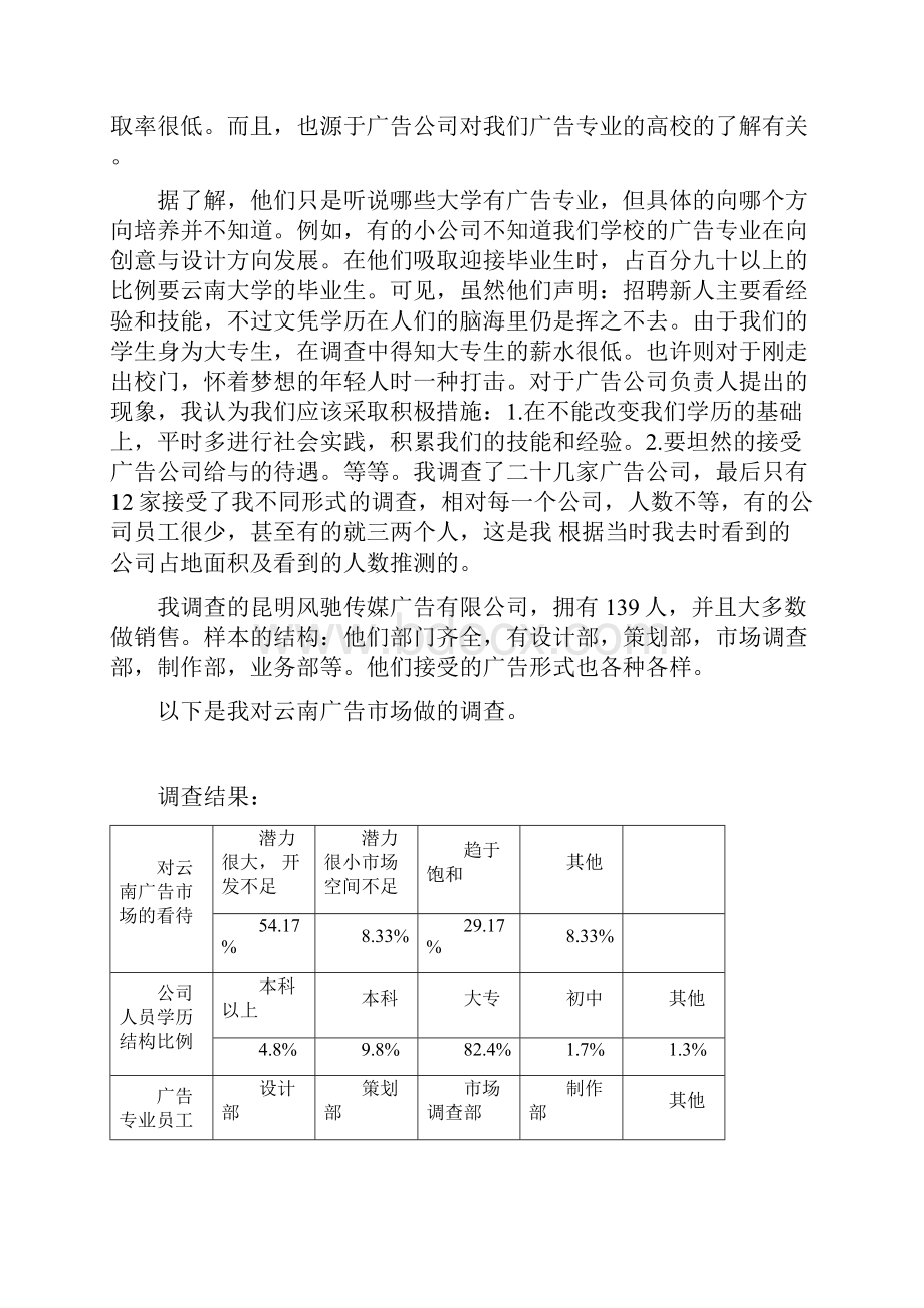 广告专业调研报告.docx_第2页