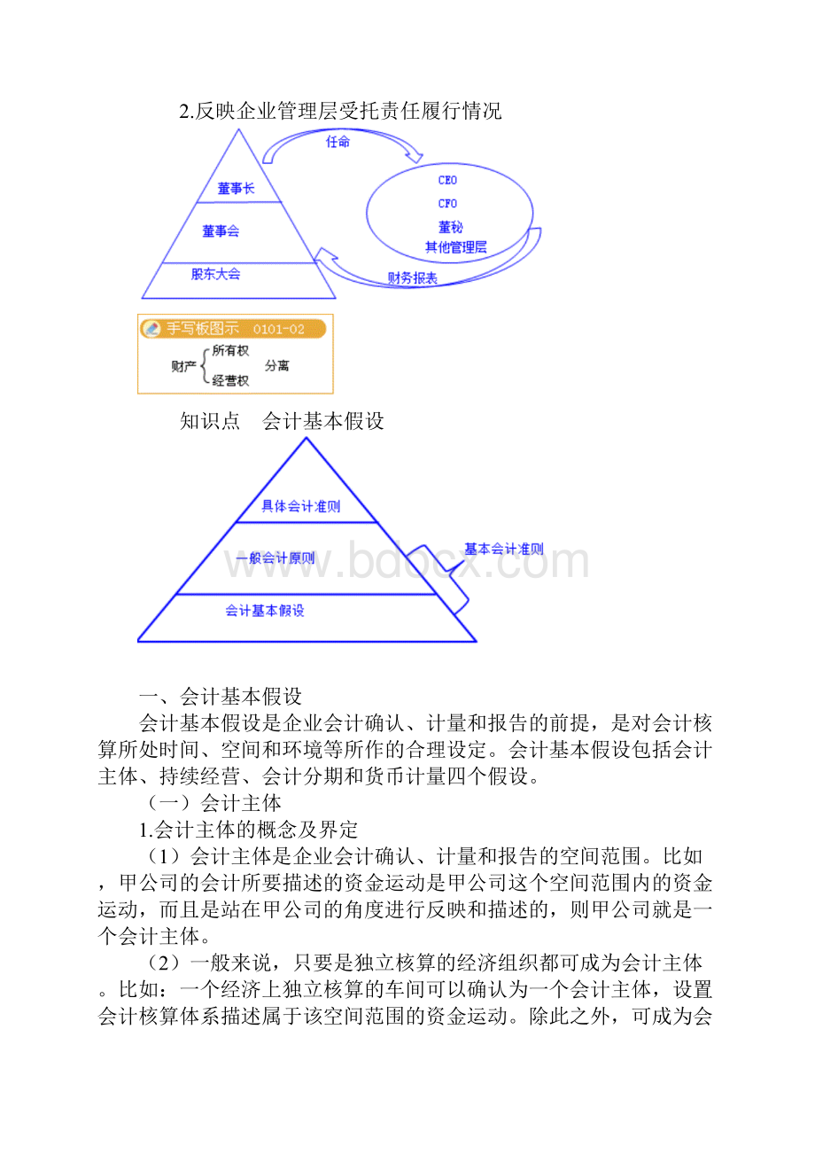 推荐注册会计师考试知识要点分析及考前押题第一章总论附习题及答案解析.docx_第3页