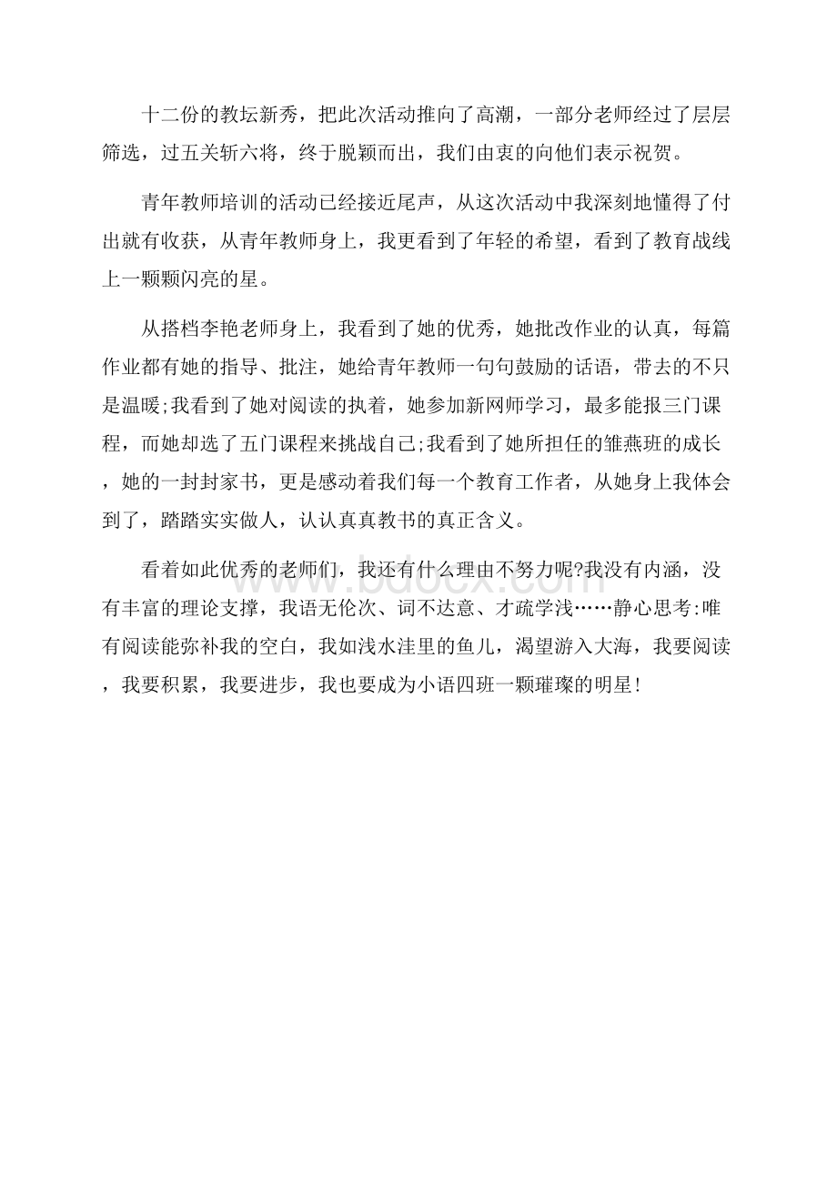 青年教师培训总结一颗颗闪亮的星.docx_第2页