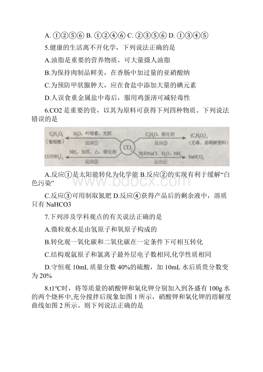 山东省泰安市中考化学试题精校含答案.docx_第2页