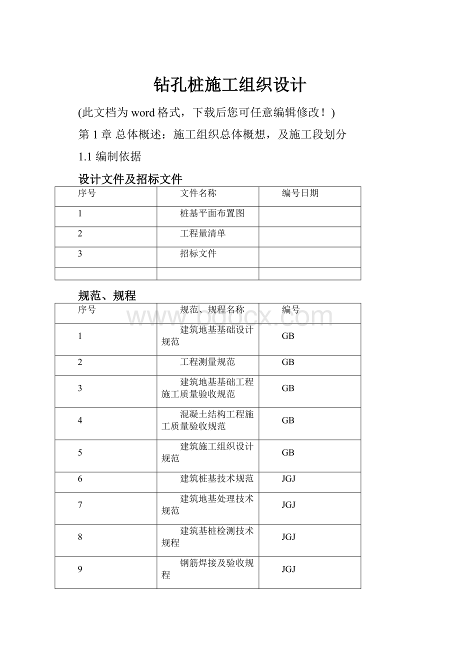 钻孔桩施工组织设计.docx_第1页