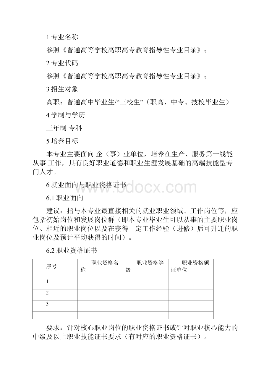 专业人才培养方案模板滨州.docx_第2页