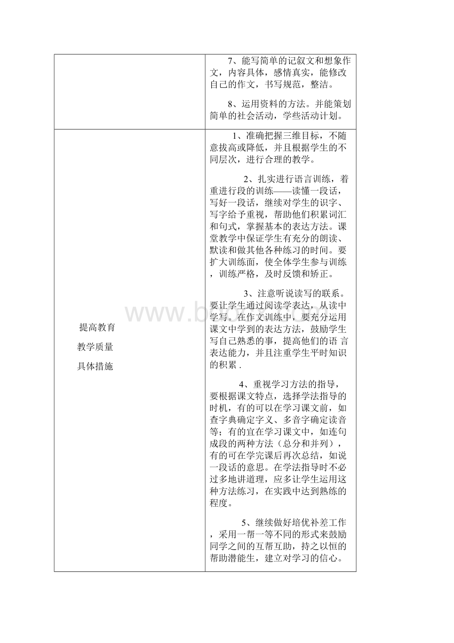 三年级语文上教学计划及教学教学进度表.docx_第3页