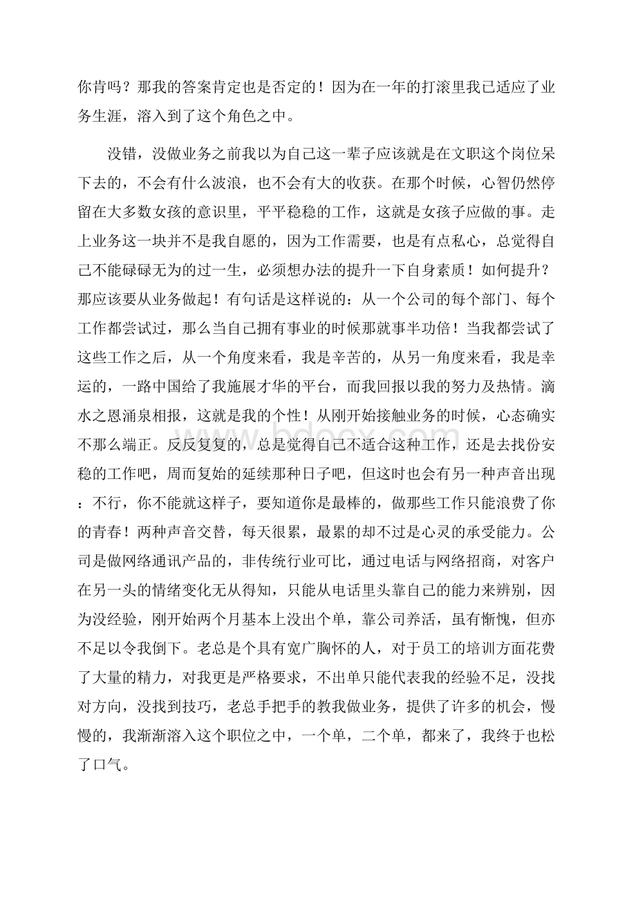 业务员年度工作总结大全.docx_第3页