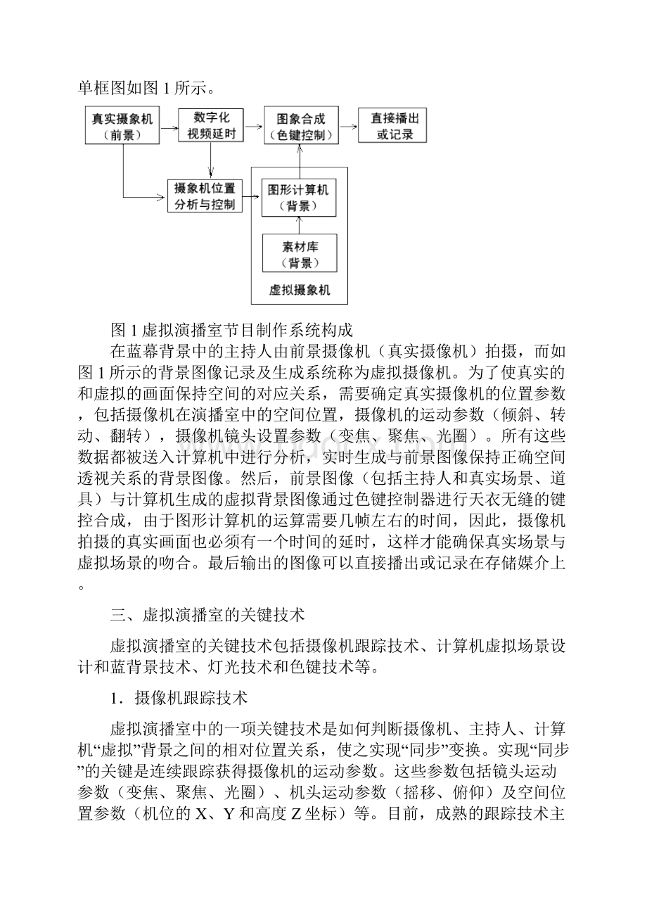 虚拟演播室及数字视频系统设计的设计.docx_第2页