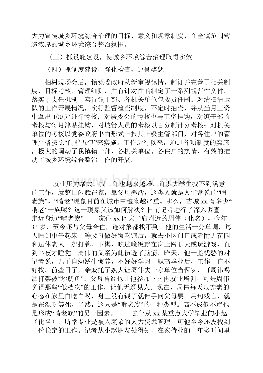 镇环境综合整治工作总结.docx_第2页