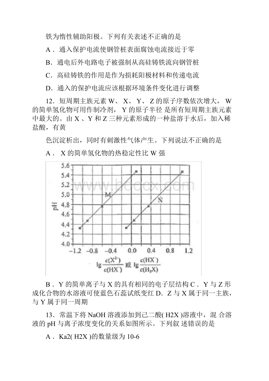 全国统一高考化学试题及答案新课标1卷.docx_第3页