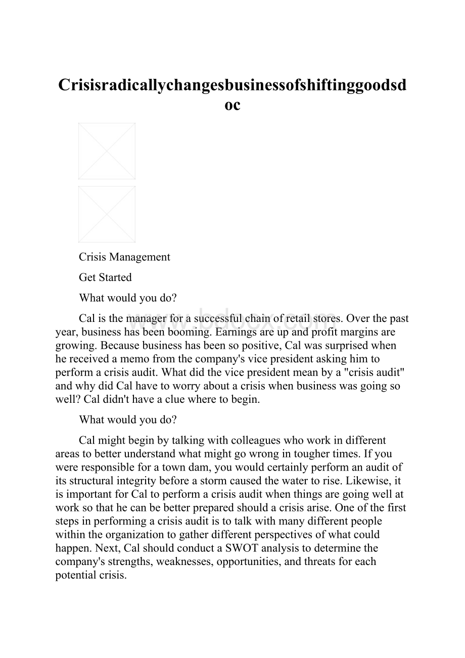 Crisisradicallychangesbusinessofshiftinggoodsdoc.docx_第1页