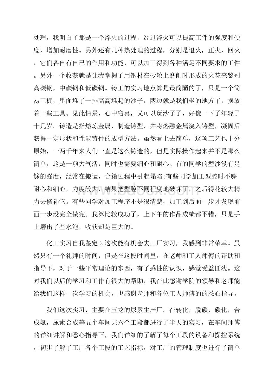 化工实习自我鉴定.docx_第3页