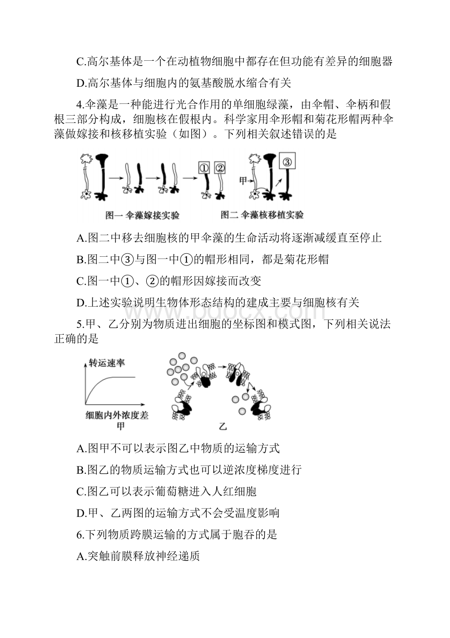 黑龙江省届高三模拟精编大考卷十一生物试题Word版含答案.docx_第2页