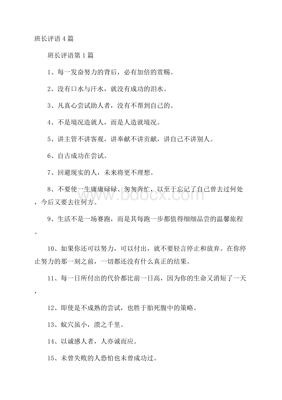 班长评语4篇.docx