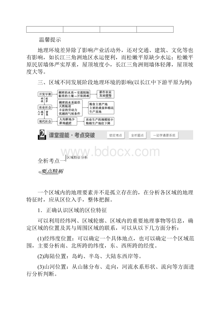 《三维设计》地理第一轮高考总复习学案第十二章 地理环境与区域发展.docx_第3页