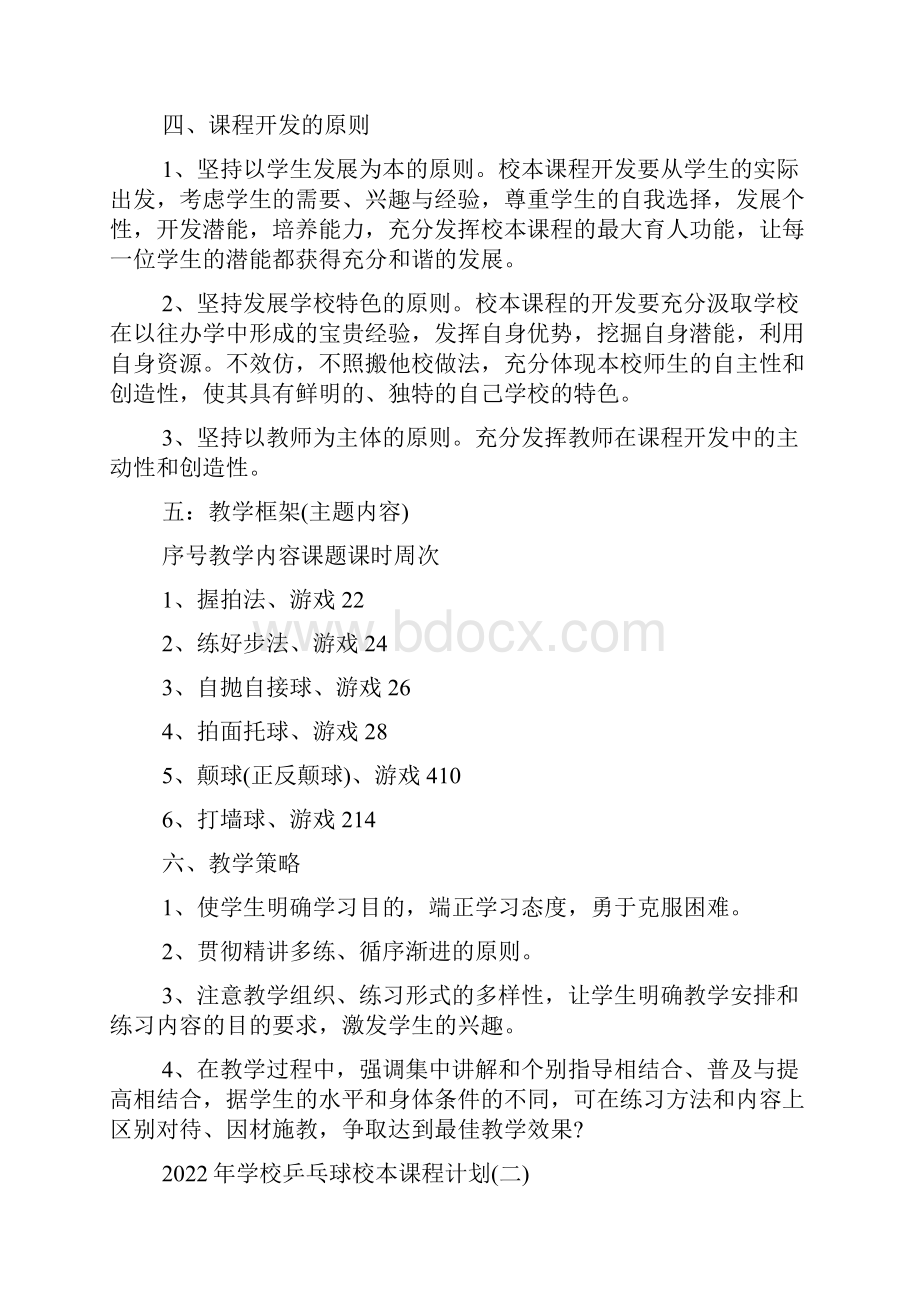 学校乒乓球校本课程计划.docx_第2页