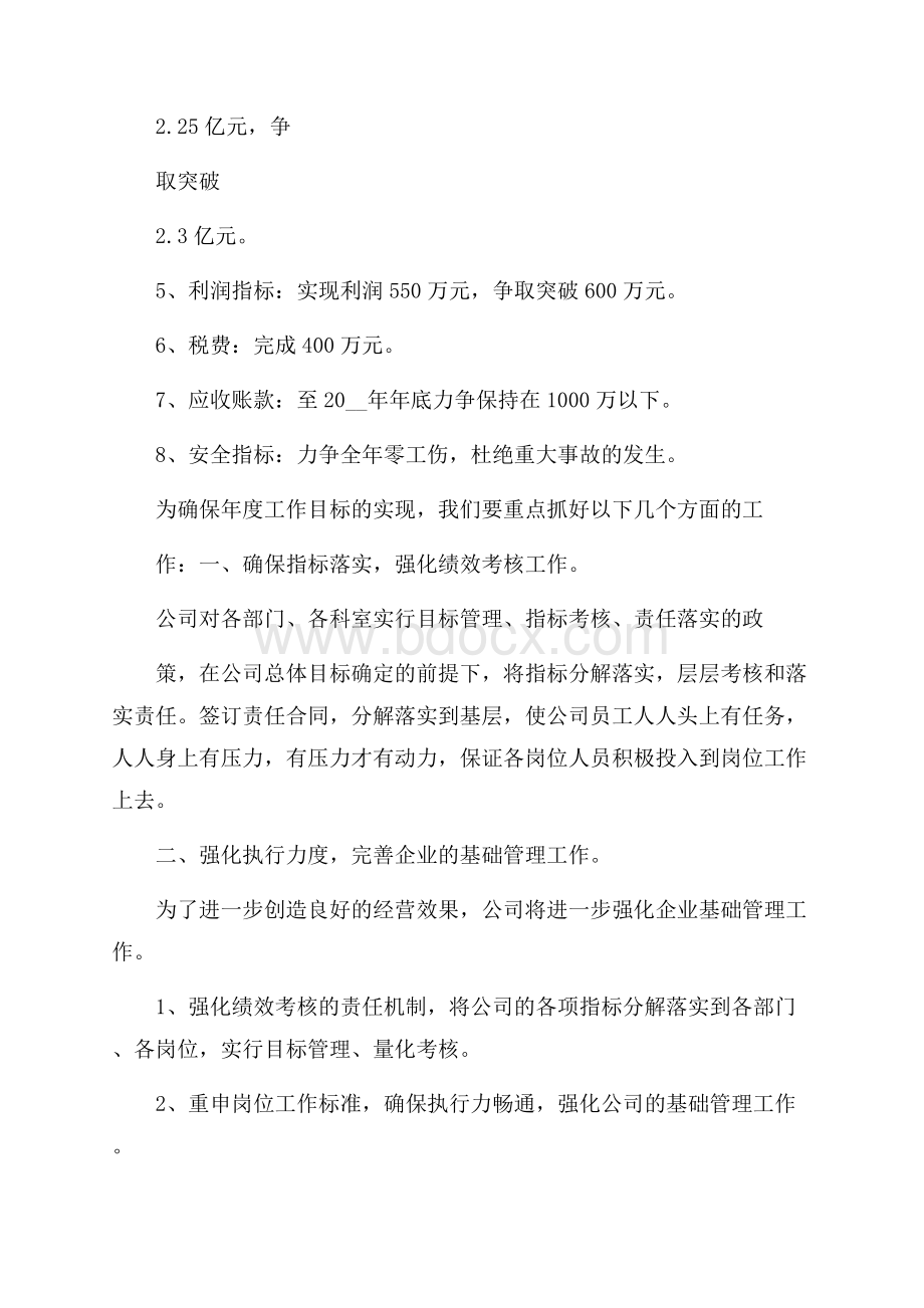 公司年度工作计划经营计划.docx_第2页