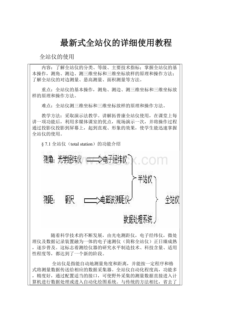 最新式全站仪的详细使用教程.docx_第1页