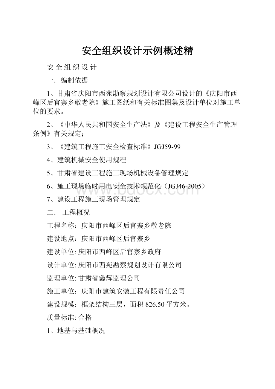 安全组织设计示例概述精.docx_第1页