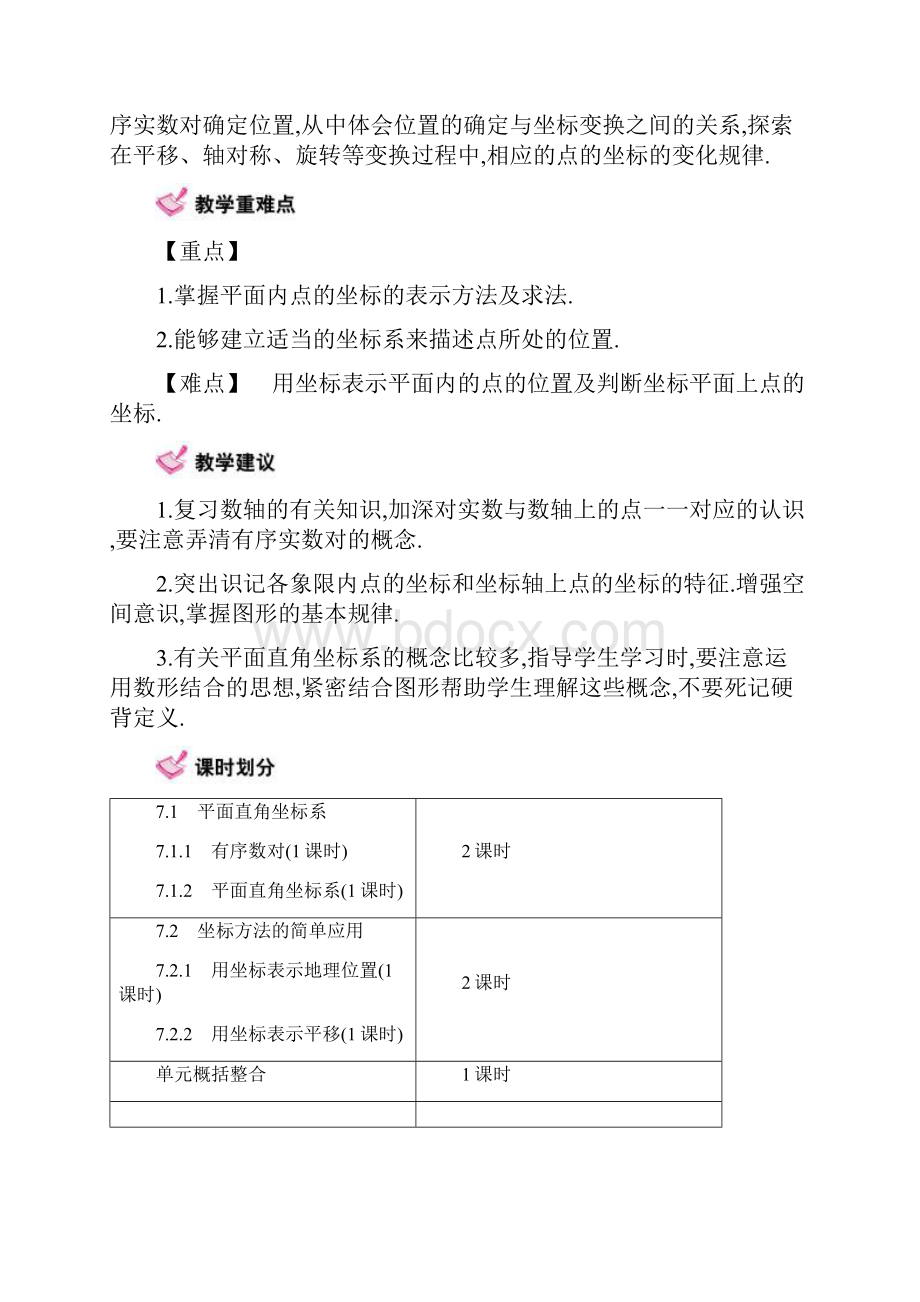 春季学期新版新人教版七年级数学下册第7章平面直角坐标系单元复习卷15.docx_第2页