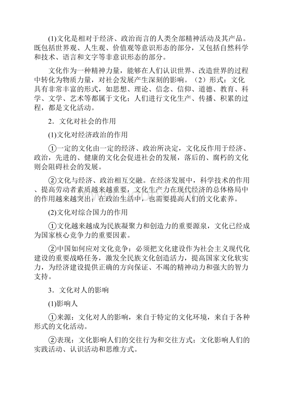 届政治复习文化生活热点主干.docx_第2页