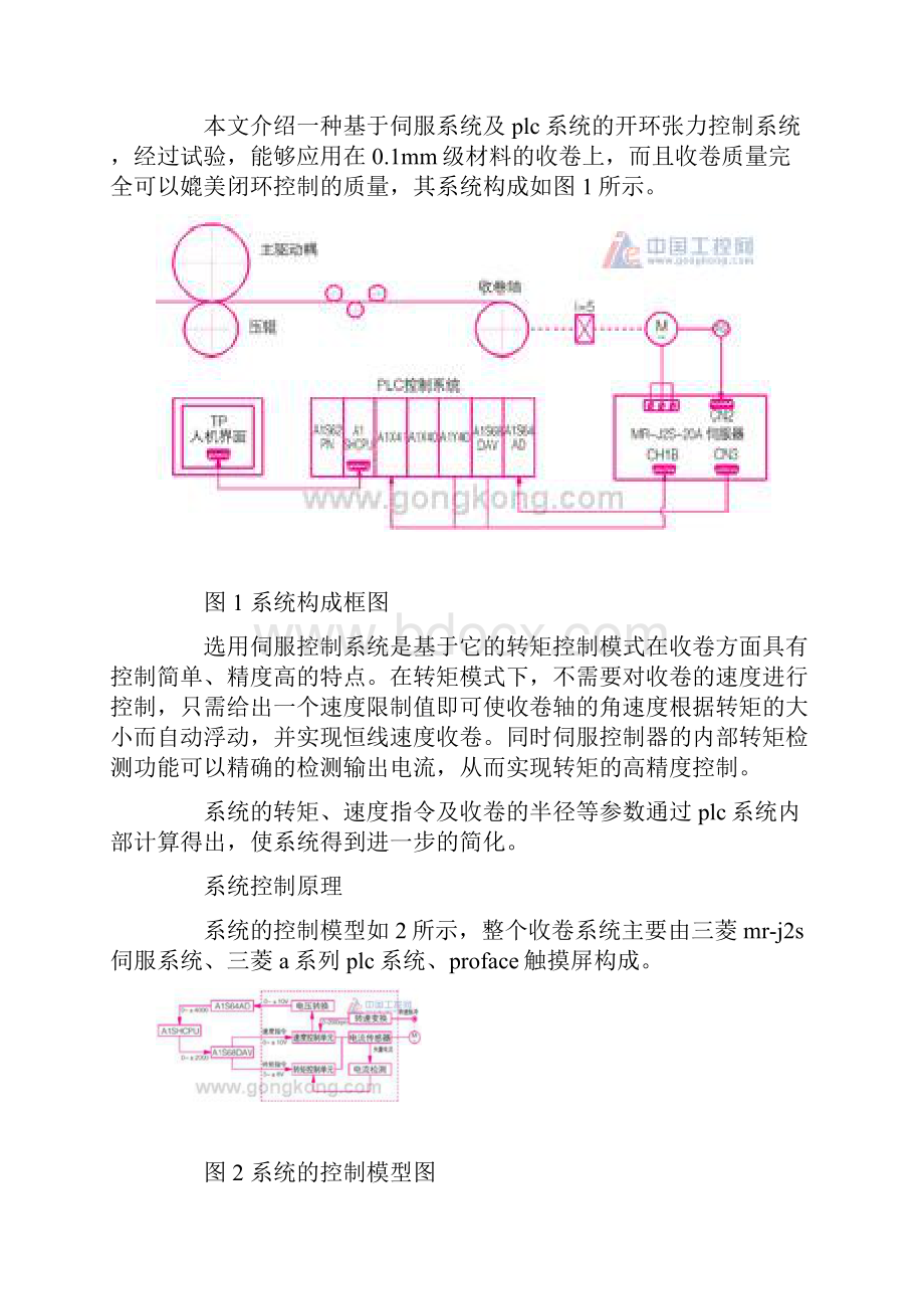 ch基于伺服及PLC的收卷张力控制系统.docx_第2页