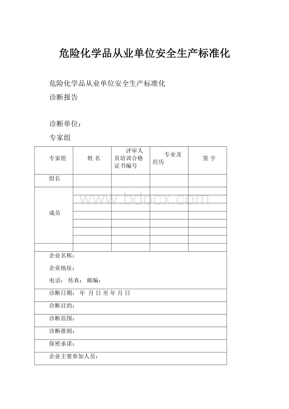 危险化学品从业单位安全生产标准化.docx