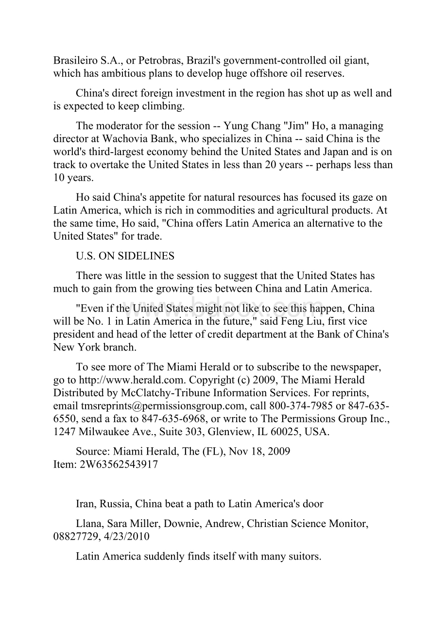 China shores up Latin America ties.docx_第2页