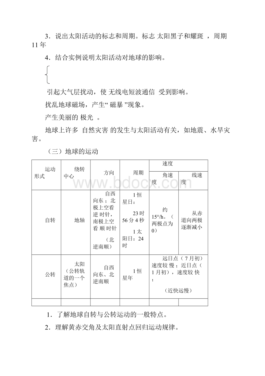 高一地理必修一期末复习资料.docx_第3页