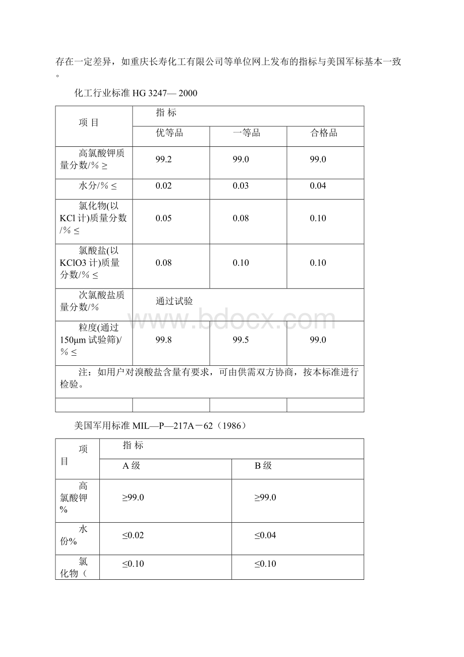 修订工业高氯酸钾化工行业标准概要.docx_第3页